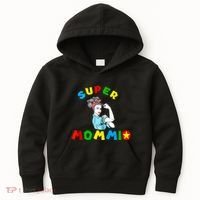 Super Mommio Funny Mommy Mothers Day Kids Hoodie thumb 0