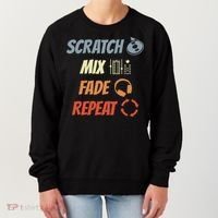 Scratch Mix Fade Repeat Disc Jockey Dj Gift Women's Sweatshirt thumb 0