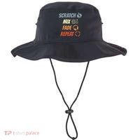 Scratch Mix Fade Repeat Disc Jockey Dj Gift Bucket Hat thumb 0