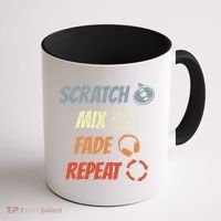 Scratch Mix Fade Repeat Disc Jockey Dj Gift Coffee Mug thumb 1