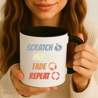 Scratch Mix Fade Repeat Disc Jockey Dj Gift Coffee Mug thumb 3