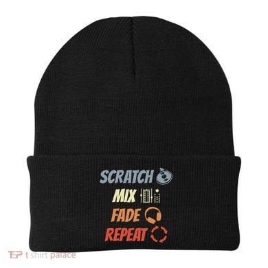 Scratch Mix Fade Repeat Disc Jockey Dj Gift Beanie