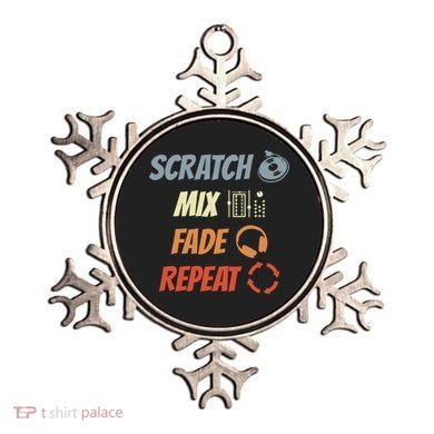 Scratch Mix Fade Repeat Disc Jockey Dj Gift Ornament