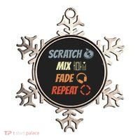 Scratch Mix Fade Repeat Disc Jockey Dj Gift Ornament thumb 0