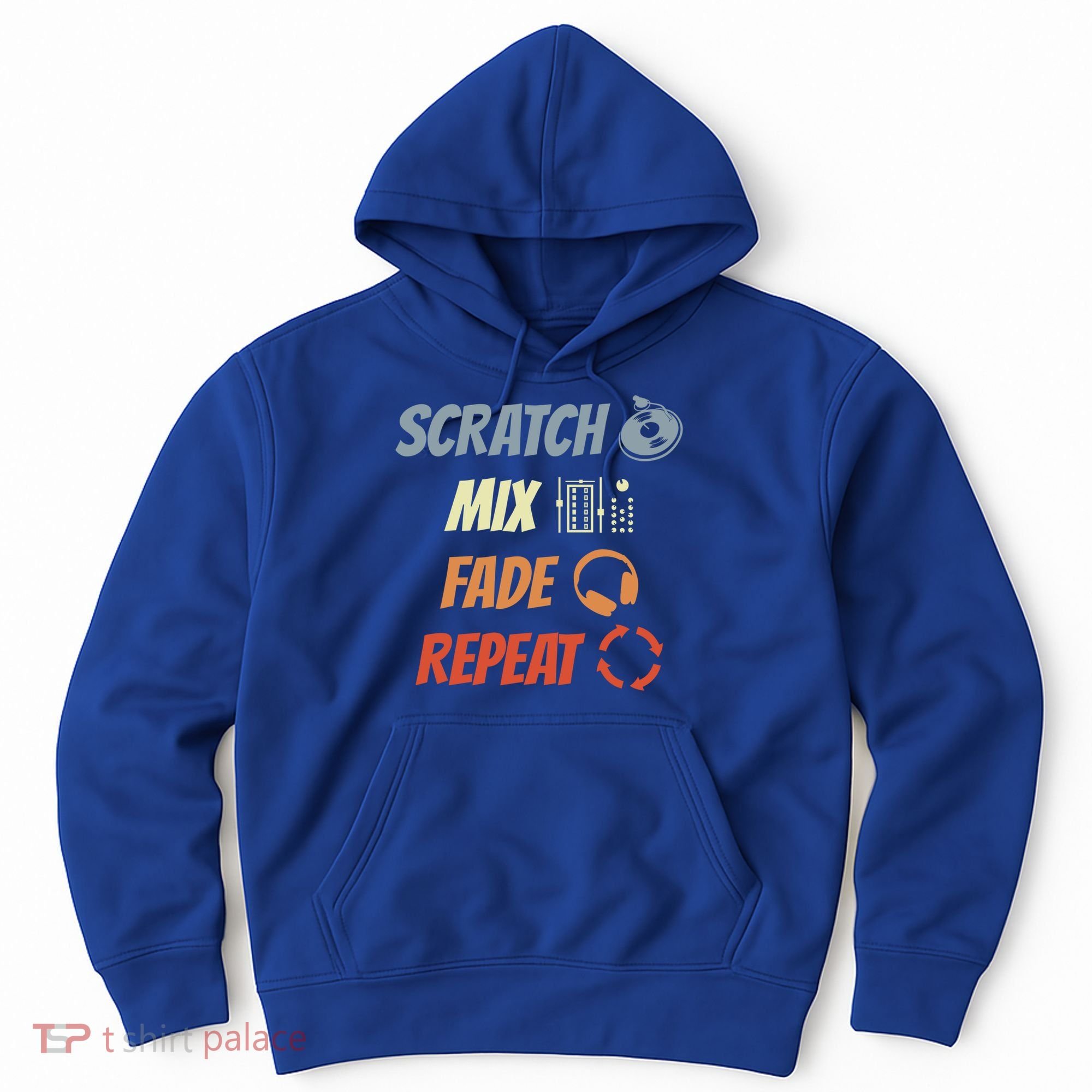 Scratch Mix Fade Repeat Disc Jockey Dj Gift Hoodie