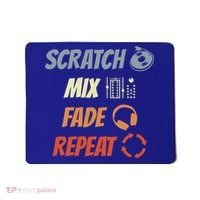 Scratch Mix Fade Repeat Disc Jockey Dj Gift Mousepad thumb 0
