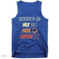 Scratch Mix Fade Repeat Disc Jockey Dj Gift Tank Top thumb 0