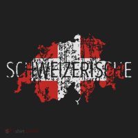 Switzerland Map Flag Souvenir Distressed Schweizerische Beanie thumb 2