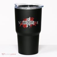 Switzerland Map Flag Souvenir Distressed Schweizerische Tumbler thumb 0