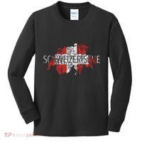 Switzerland Map Flag Souvenir Distressed Schweizerische Kids Long Sleeve Shirt thumb 0