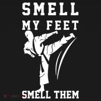 Smell My Feet Funny Taekwondo Backpack thumb 2