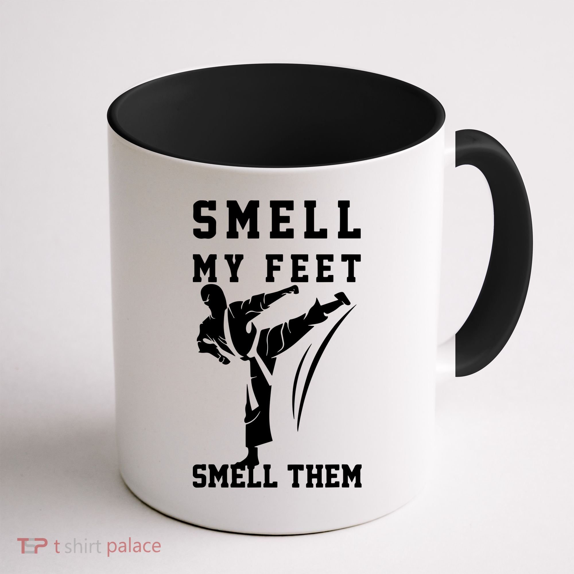 Smell My Feet Funny Taekwondo Coffee Mug
