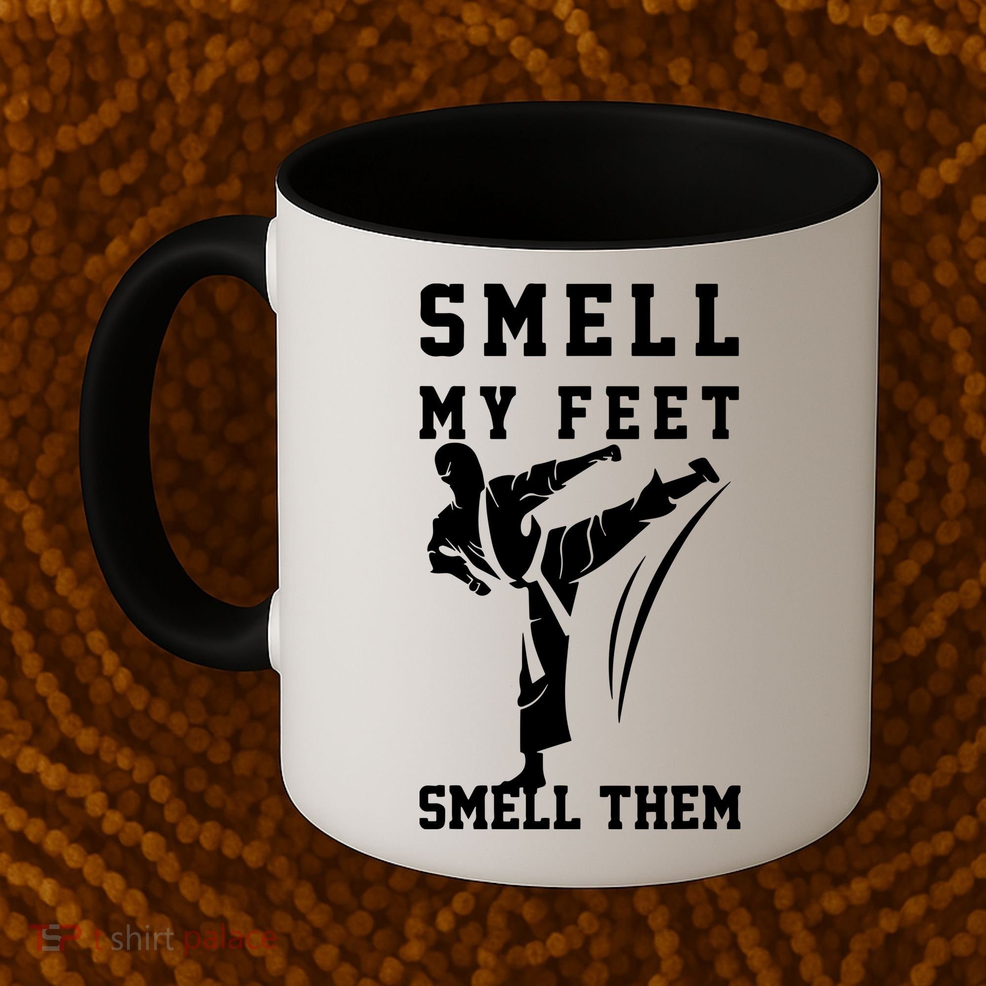 Smell My Feet Funny Taekwondo Coffee Mug