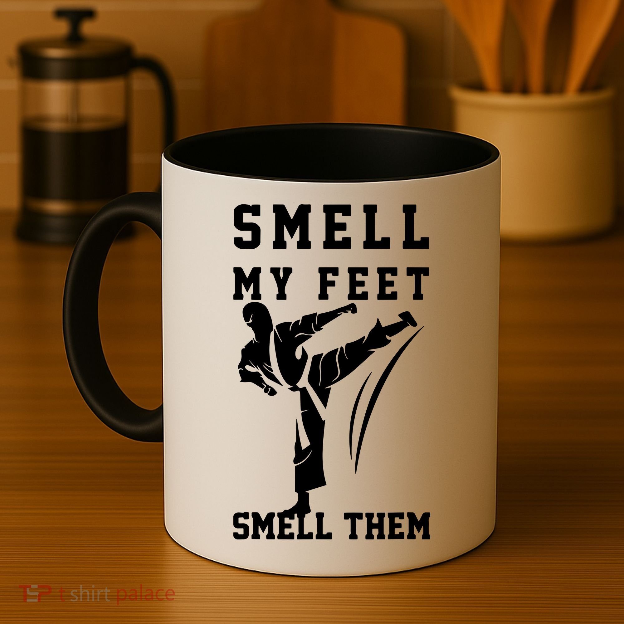 Smell My Feet Funny Taekwondo Coffee Mug