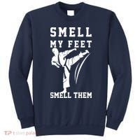 Smell My Feet Funny Taekwondo Sweatshirt thumb 0