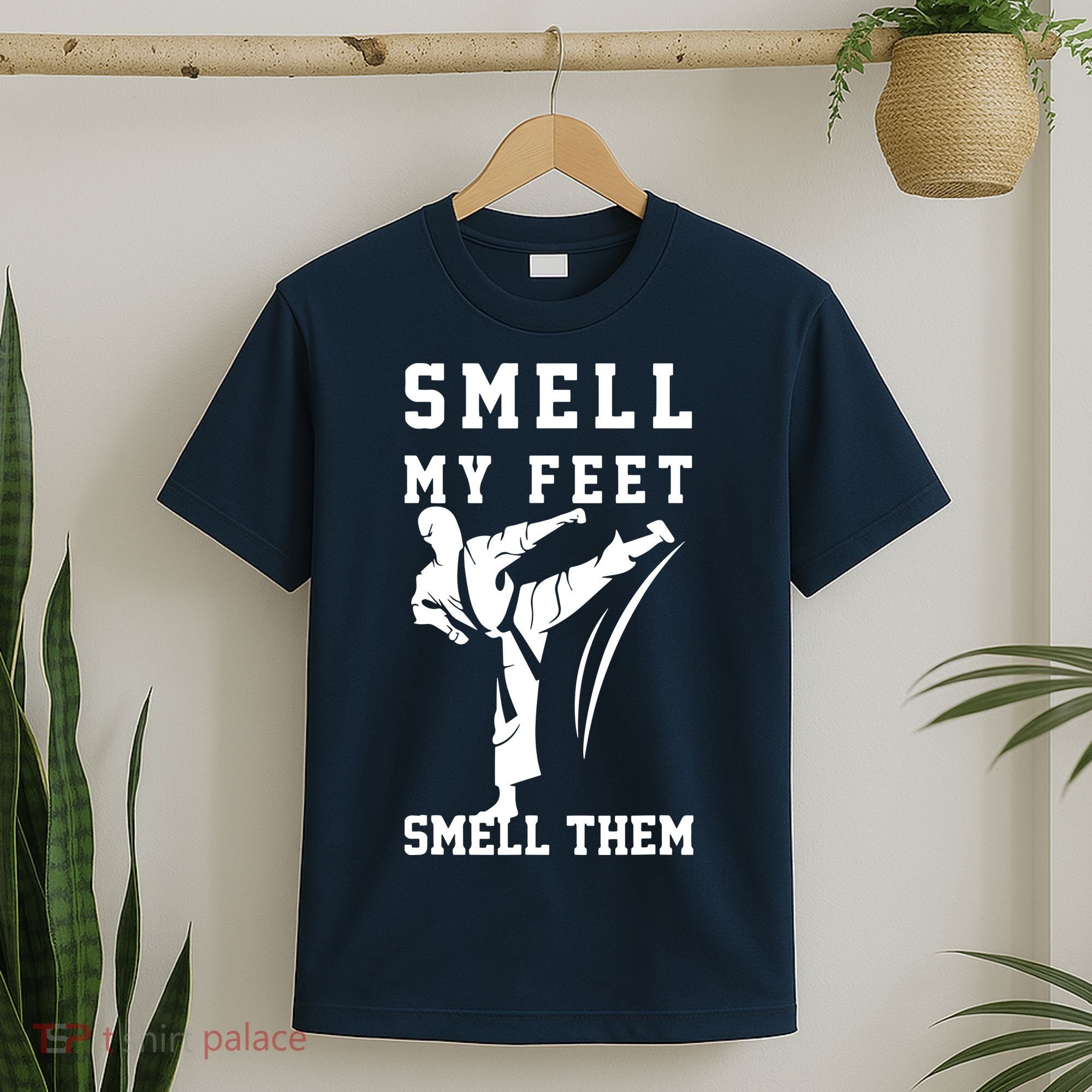 Smell My Feet Funny Taekwondo T-Shirt