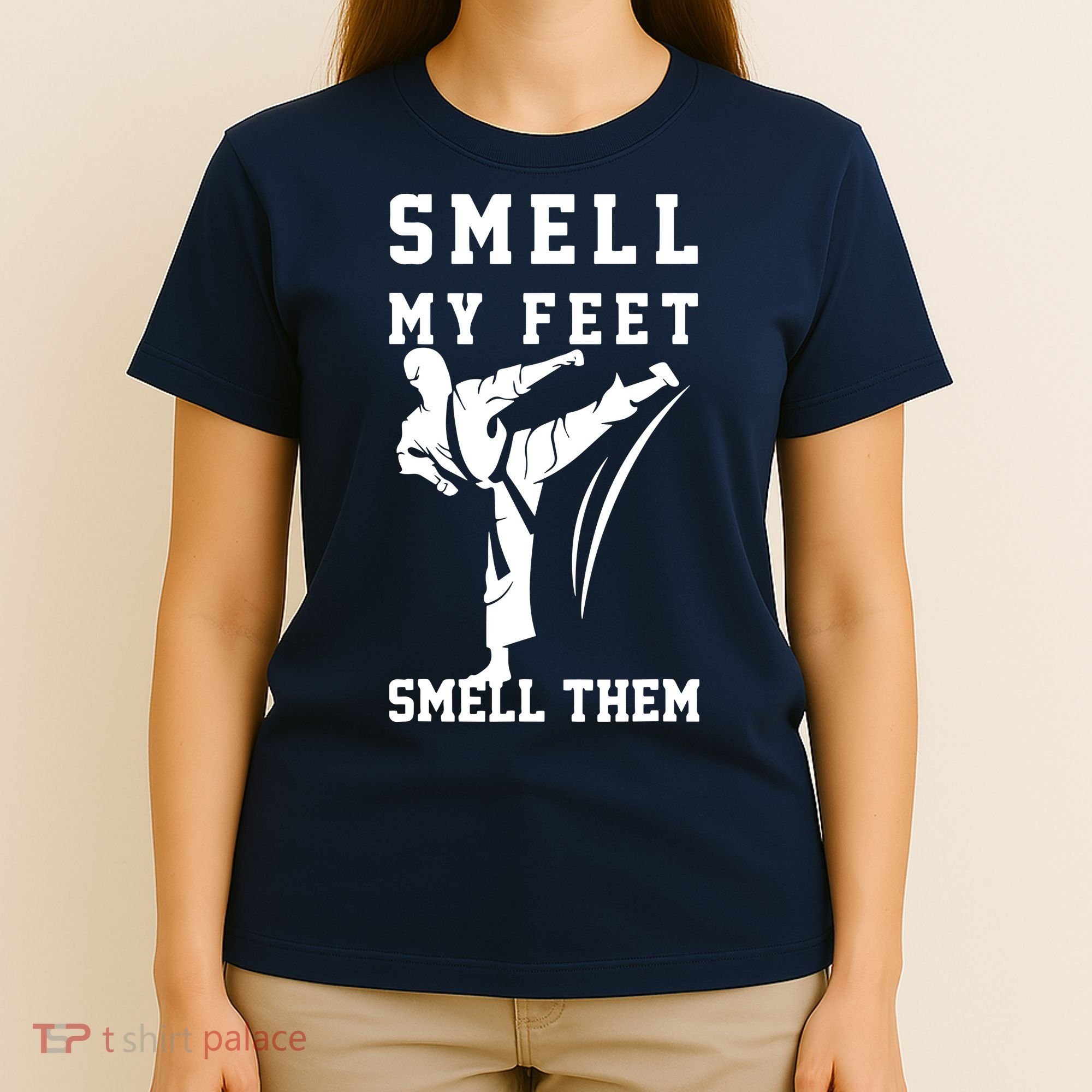 Smell My Feet Funny Taekwondo T-Shirt