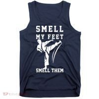 Smell My Feet Funny Taekwondo Tank Top thumb 0