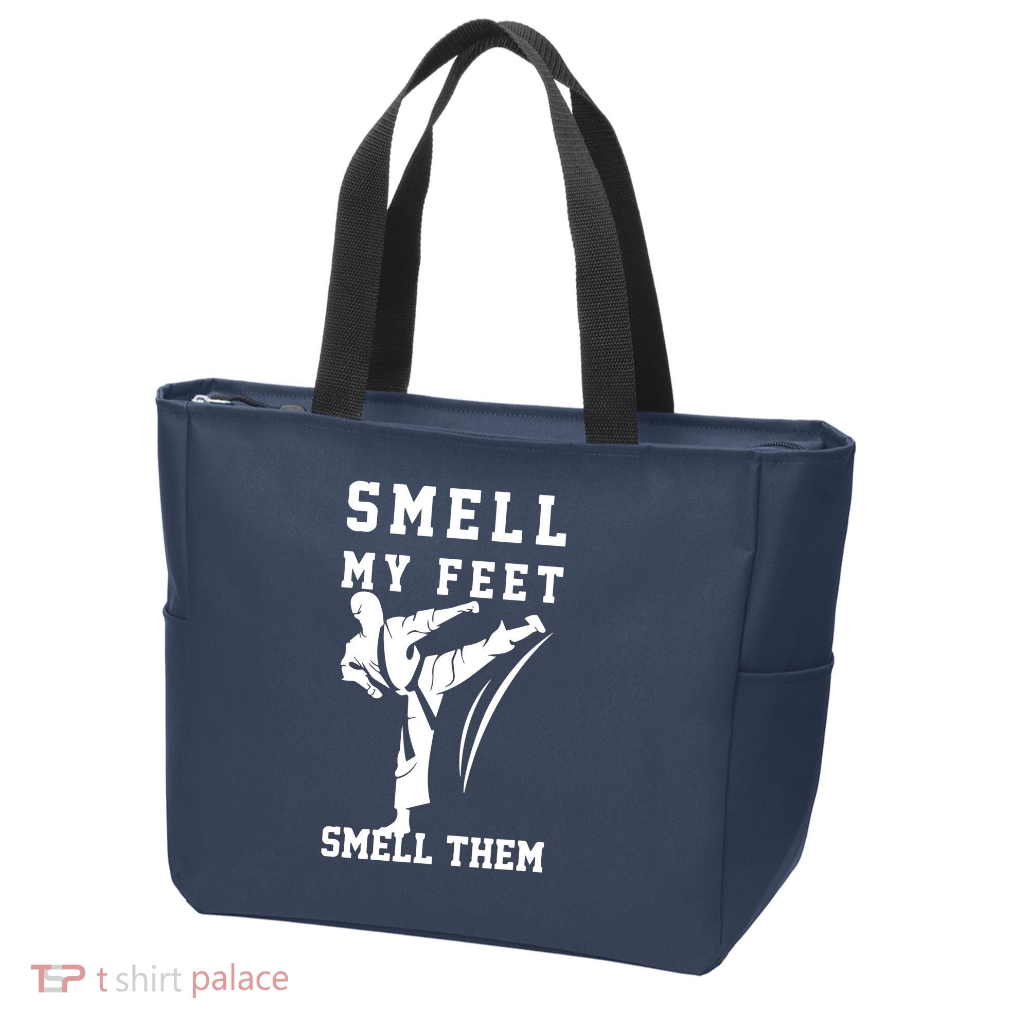 Smell My Feet Funny Taekwondo Tote Bag