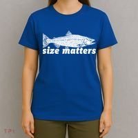 Size Matters Funny Fishing Fisher Funny Novelty Funny Gift T-Shirt thumb 4
