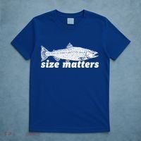 Size Matters Funny Fishing Fisher Funny Novelty Funny Gift T-Shirt thumb 5