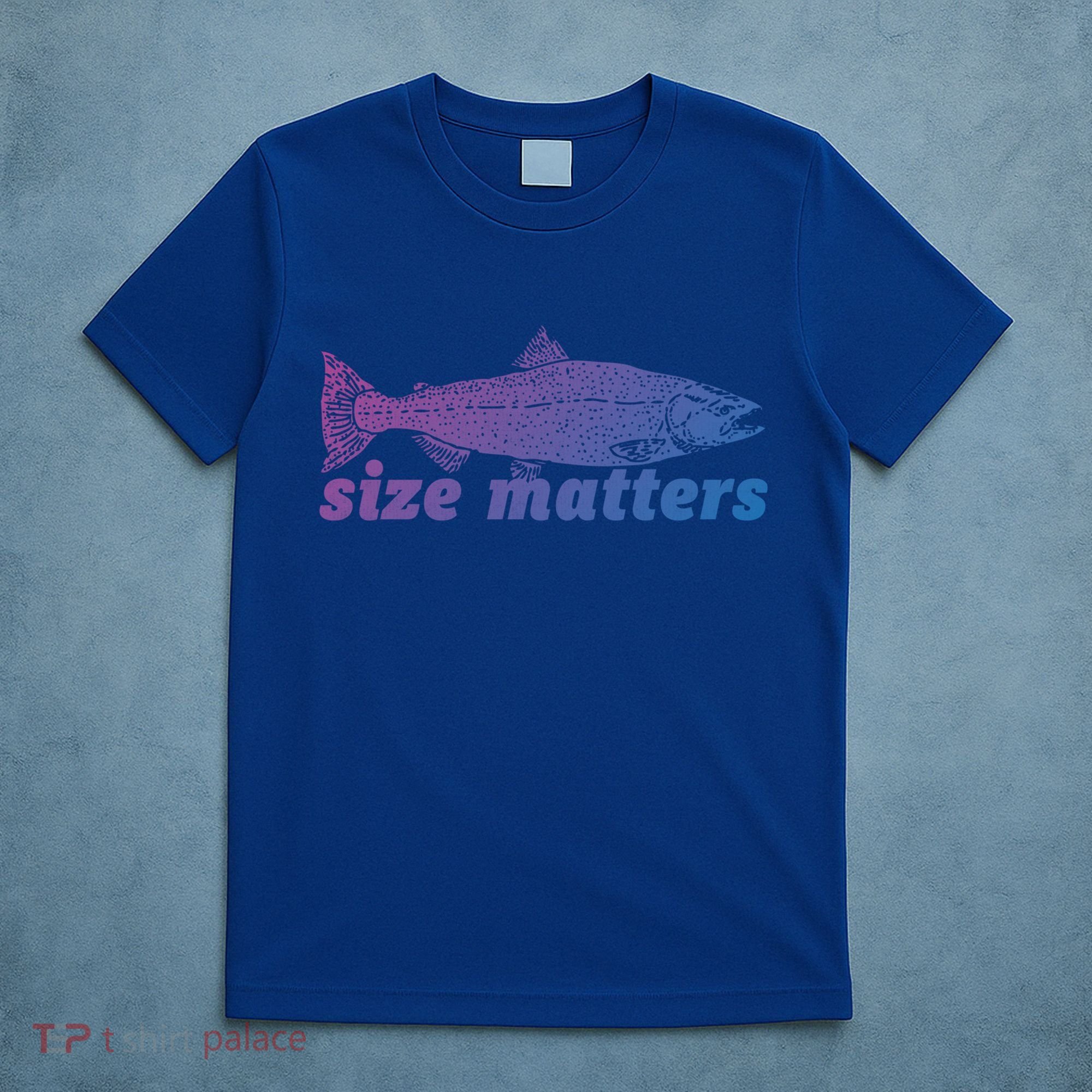 Size Matters Funny Fishing Fisher Funny Novelty Funny Gift T-Shirt