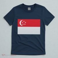 Singapore Metal Flag Shield T-Shirt thumb 5