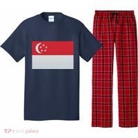 Singapore Metal Flag Shield Pajama Set thumb 0