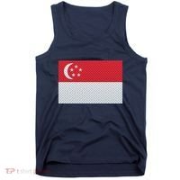 Singapore Metal Flag Shield Tank Top thumb 0