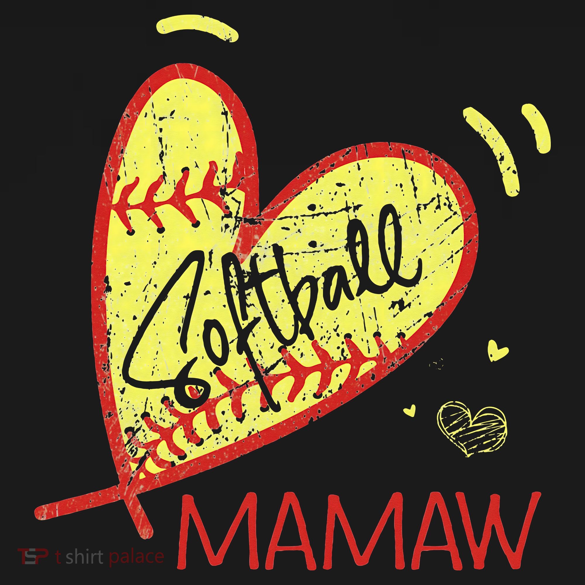 Softball Mamaw For Grandma  Mother's Day Mousepad