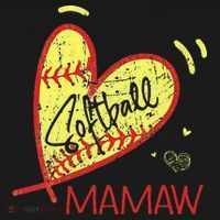 Softball Mamaw For Grandma  Mother's Day Ornament thumb 1