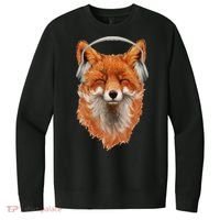 Smiling Musical Fox V.I.T. Fleece Crew Sweatshirt thumb 0