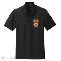 Smiling Musical Fox Dry Zone Grid Polo thumb 0