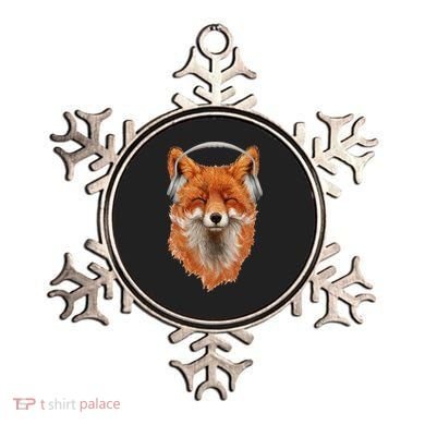 Smiling Musical Fox Ornament