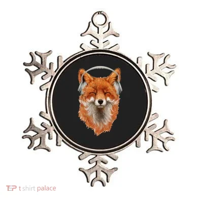 Smiling Musical Fox Ornament