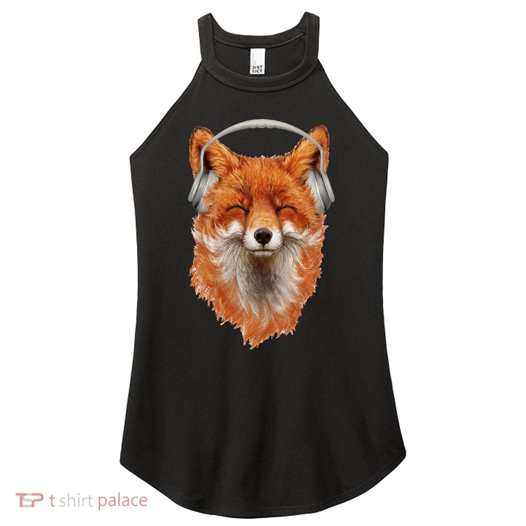 Smiling Musical Fox Women's Perfect Tri Rocker Tank