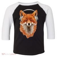 Smiling Musical Fox Toddler Fine Jersey T-Shirt thumb 0
