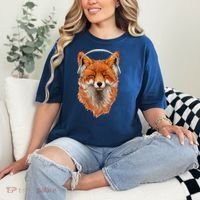 Smiling Musical Fox Comfort Colors T-Shirt thumb 2