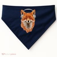 Smiling Musical Fox USA-Made Doggie Bandana thumb 0