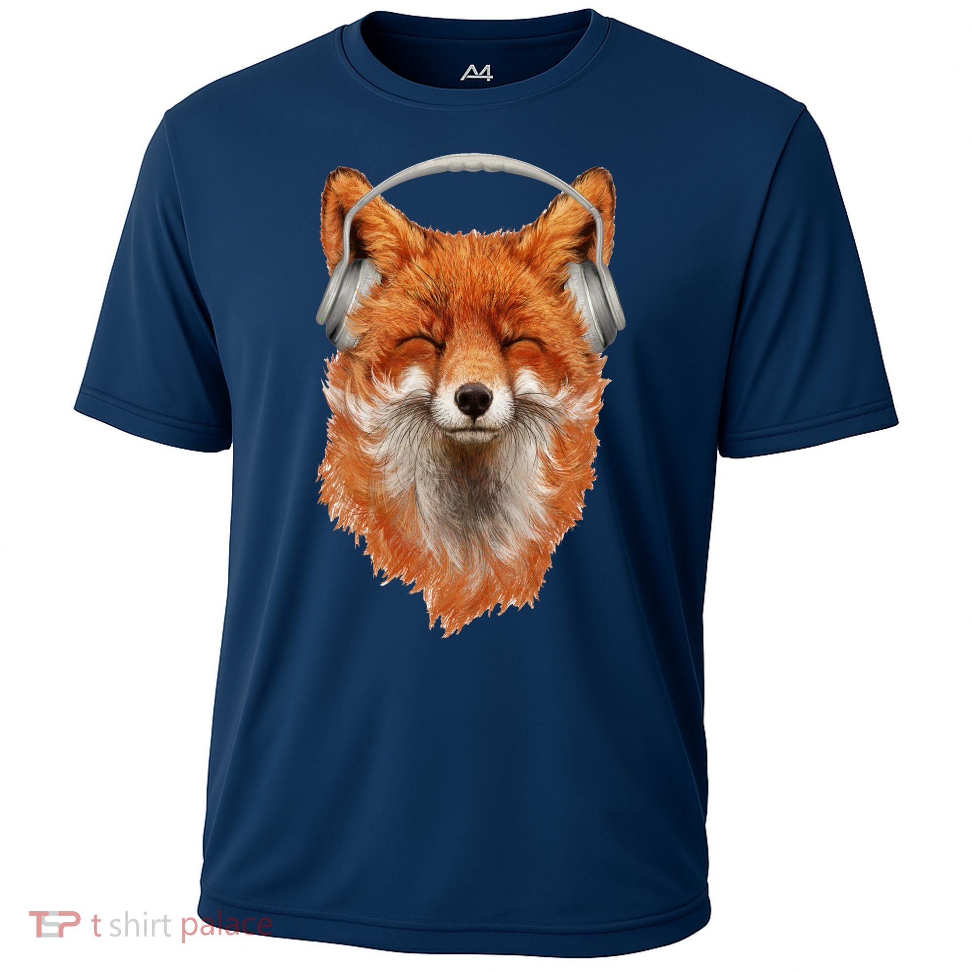 Smiling Musical Fox Cooling Performance Crew T-Shirt
