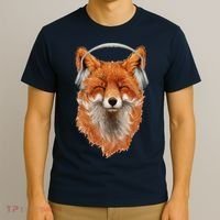 Smiling Musical Fox T-Shirt thumb 3