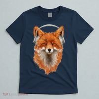 Smiling Musical Fox T-Shirt thumb 5
