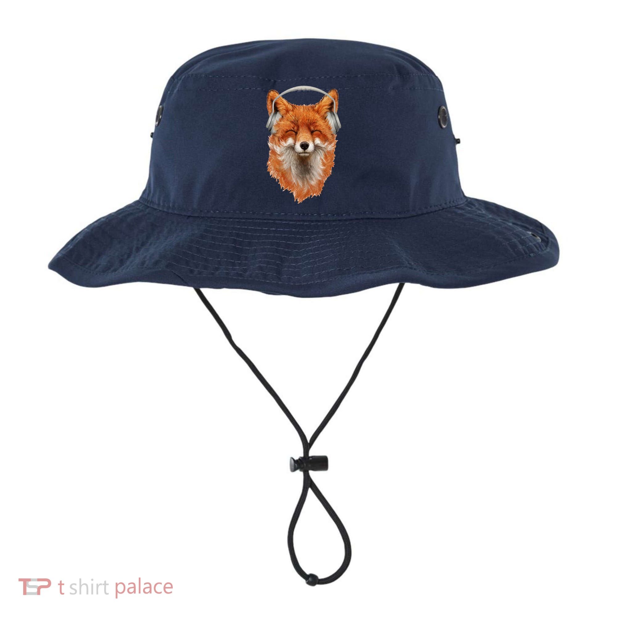 Smiling Musical Fox Bucket Hat