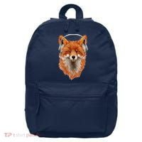 Smiling Musical Fox 16 in Basic Backpack thumb 0