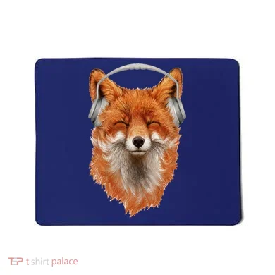 Smiling Musical Fox Mousepad