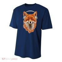 Smiling Musical Fox Youth Performance Sprint T-Shirt thumb 0