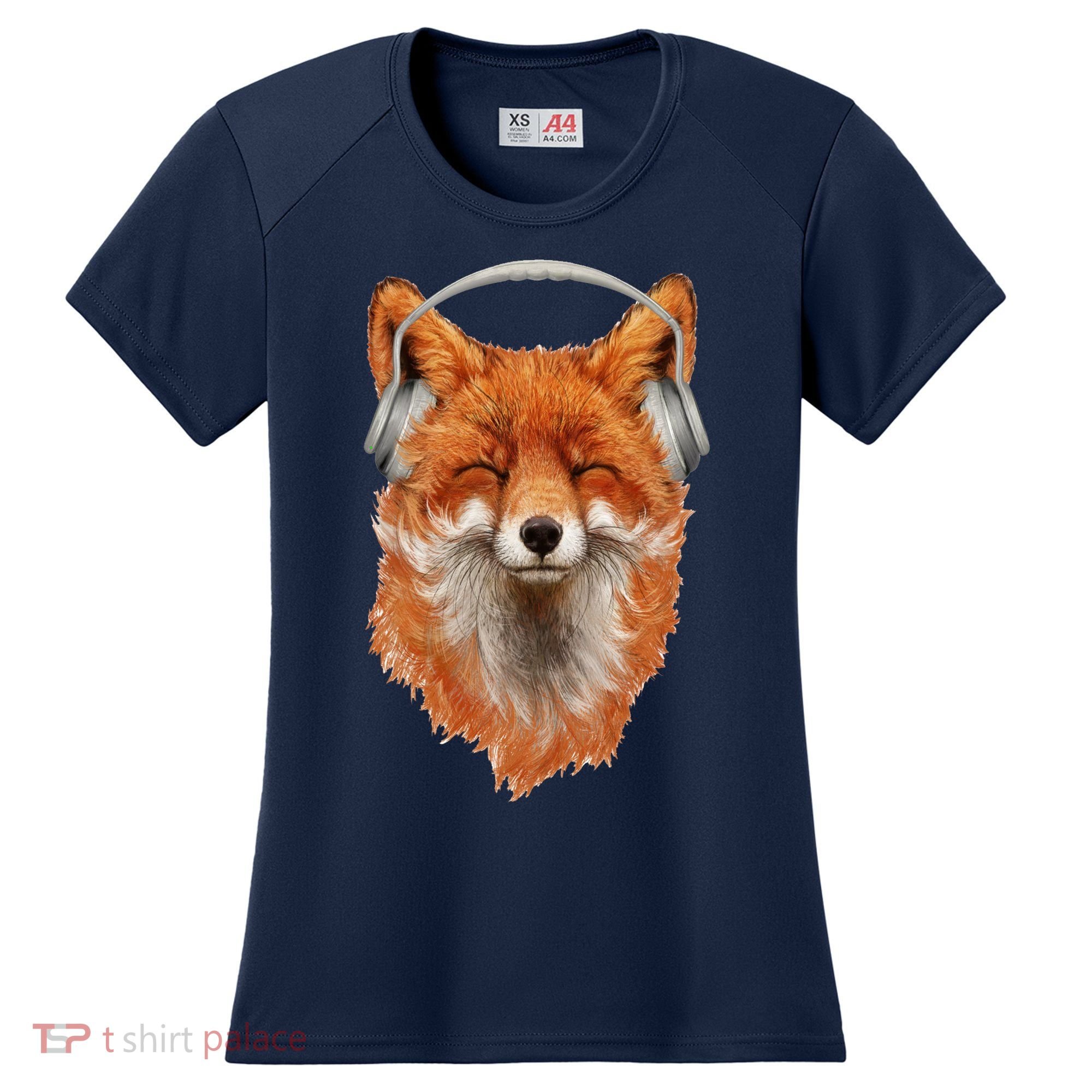 Smiling Musical Fox Women's Cooling Performance Crew T-Shirt