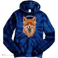 Smiling Musical Fox Tie Dye Hoodie thumb 0