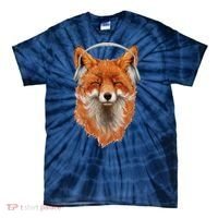 Smiling Musical Fox Tie-Dye T-Shirt thumb 0