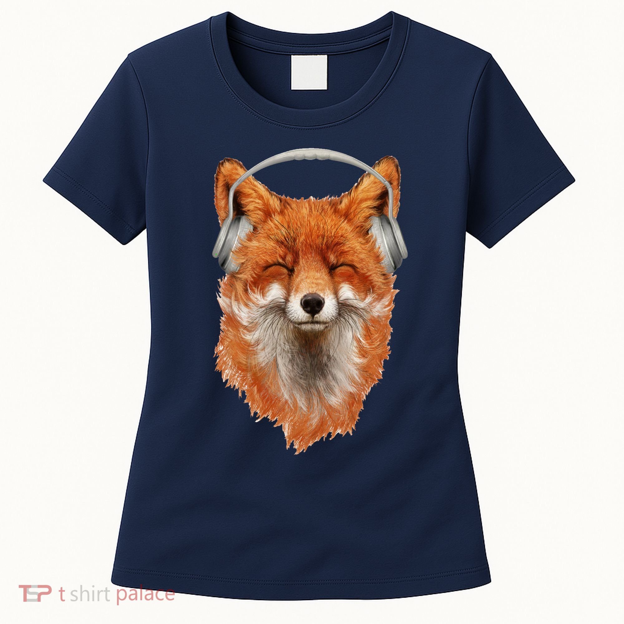 Smiling Musical Fox Women's T-Shirt